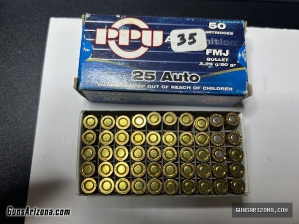 .25 Auto Ammo