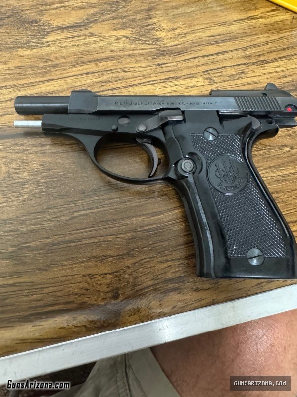 Beretta model 84B. 9 mm short.