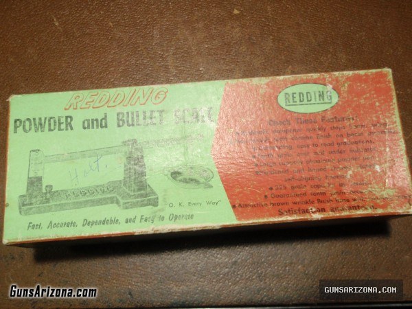 REDDING Powder & Bullet Scale