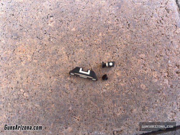 Glock 26 OEM Sights $5