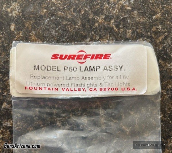 SUREFIRE P60 LAMP ASSEMBLY / 6V / NEW IN PACKAGE