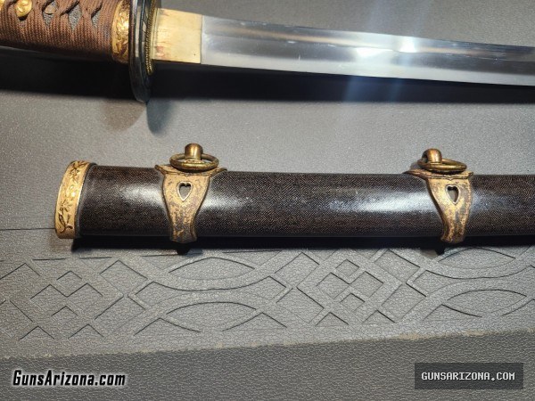 Japanese Naval Officer Kai Gunto Sword. Pre 1943