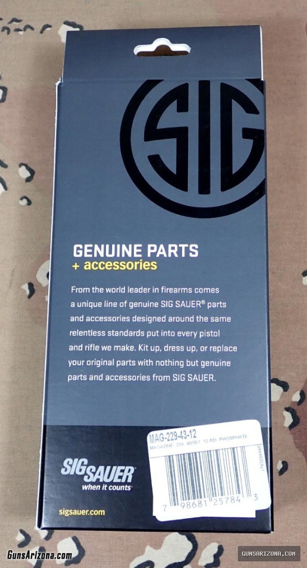 SIG 229 40sw/357sig 12rd Mag  (SIG102294012N04)
