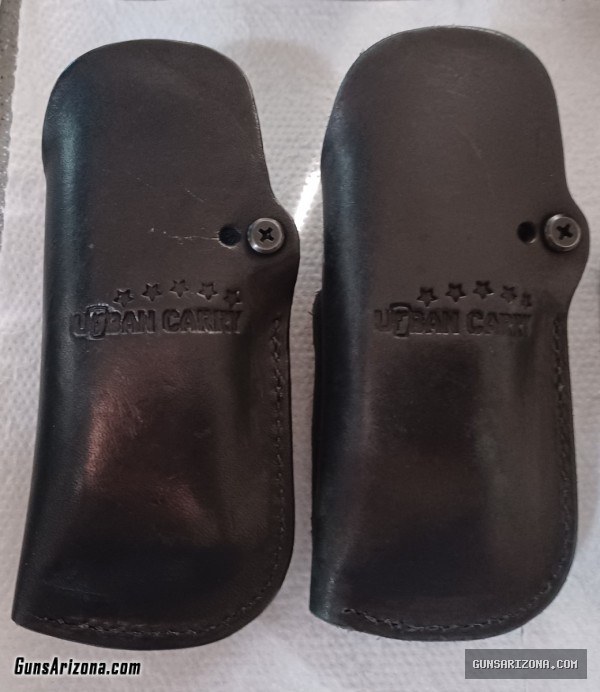 Leather magazine holsters