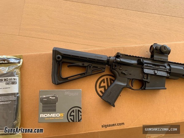 Sig Sauer M400 Tactical Ambi lower like new Sig Romeo 5 red dot ***M400 AMBI***