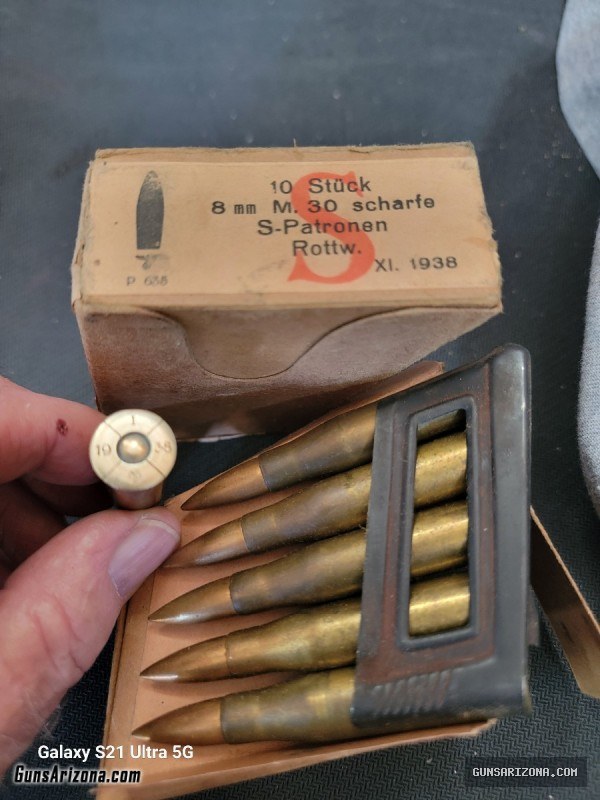 8x56R, 7.5 French & 6.55 Ammo