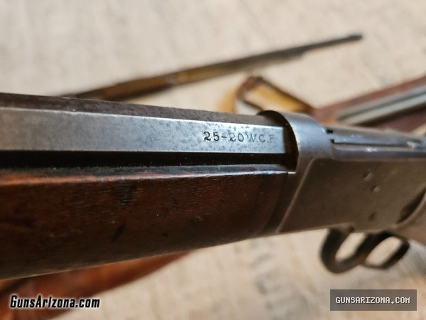 ~PRICE DROP~ LOT OF 3 WINCHESTERS, 1890 .22, 1892 .25-20, 1894 .32 Win Sp. W/ SCABBARD