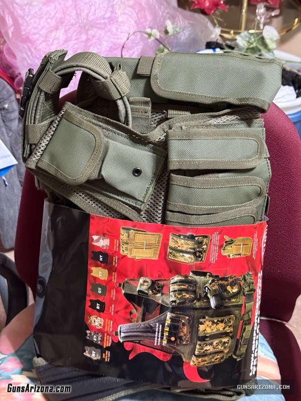 UTG TACTICAL MILITARY LAW ENFORCEMENT OD VEST