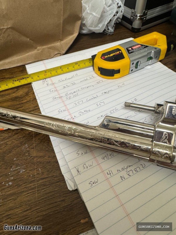 Smith & Wesson 41 Magnum model 57 chrome