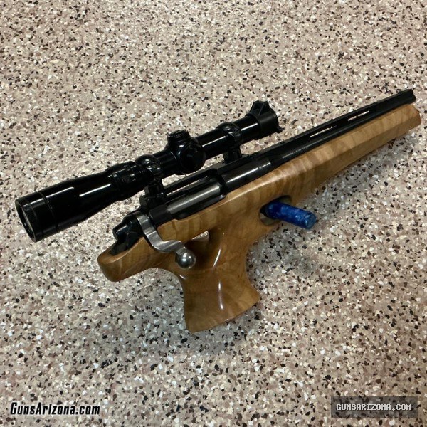 Remington XP100 .221 Fireball Custom Flame Maple Stock