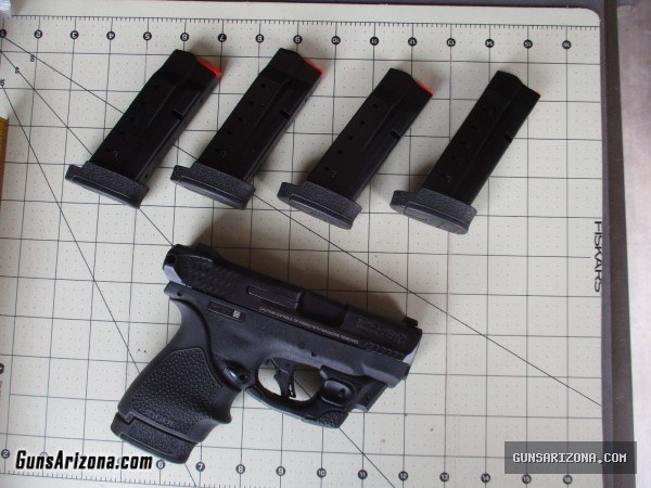 PISTOL: S&W M&P 9 PLUS, 9mm with 5 Mags & Laser