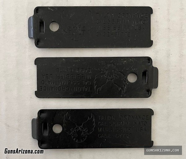 STAINLESS STEEL AR15/M16/M4 MAGAZINE FLOOR PLATE / 25 PACK