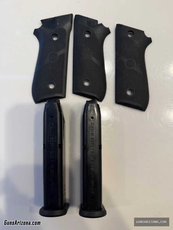 Mec-Gar Taurus PT92 Magazines/Hogue Grips
