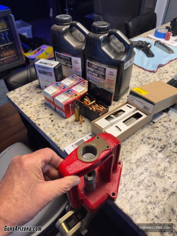 416 Barrett reloading hornady bullets, dies and Hodgdon in powder