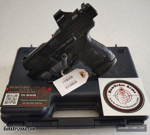 Walther PPS M2 9mm & Holosun 407K Optic 3 Mags