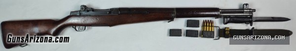 Sale/Trade: Springfield Armory M1 Garand - Excellent Condition + 4 Enblocs + Bayonet Available