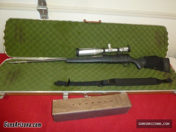 WEATHERBY MK V ACCUMARK 30-378 W/ LEUPOLD LONG RANGE TACTICAL SCOPE