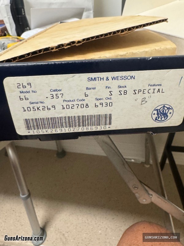 Smith & Wesson 357 model 66–1