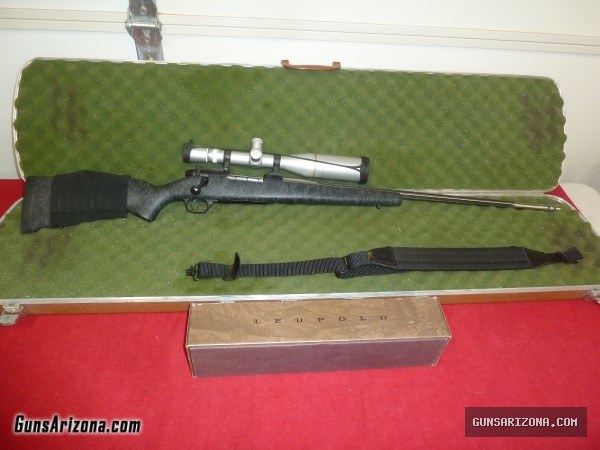 WEATHERBY MK V ACCUMARK 30-378 W/ LEUPOLD LONG RANGE TACTICAL SCOPE