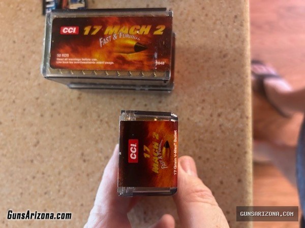 CCI .17 Cal Mach 2 Ammo