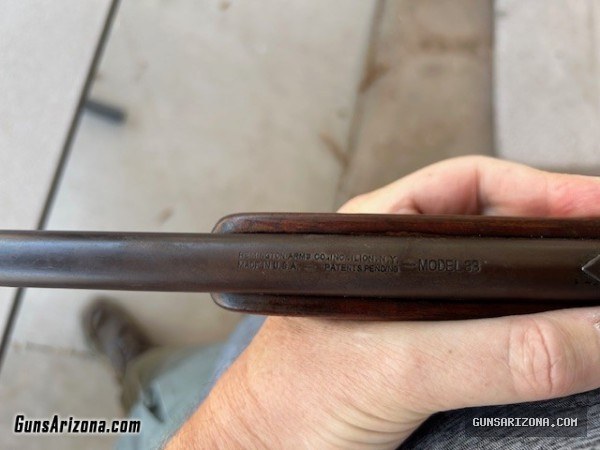Remington Mod 33 22lr single shot