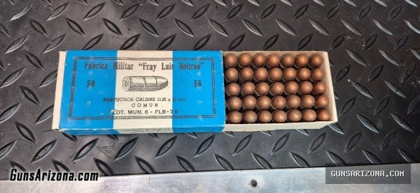 Argentina 1911 Colt Ammo