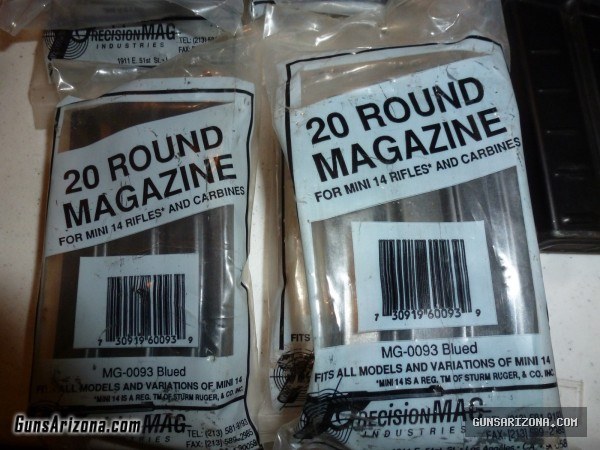MINI14 MAGS Mfg 1993/94 PRECISION MAG INDUSTRIES (PMI) 20's & 30's