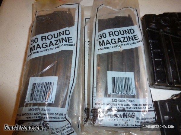 MINI14 MAGS Mfg 1993/94 PRECISION MAG INDUSTRIES (PMI) 20's & 30's