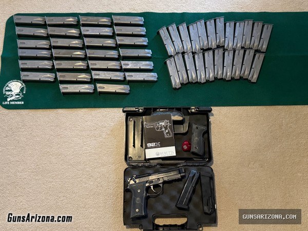 Beretta 92X & 50 Magazine Bundle