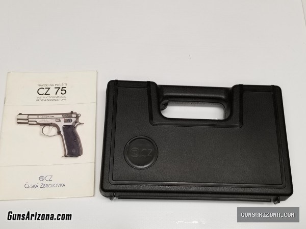CZ 75 9mm case , cleaning  kit & owners manual