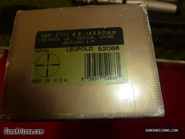 WEATHERBY MK V ACCUMARK 30-378 W/ LEUPOLD LONG RANGE TACTICAL SCOPE