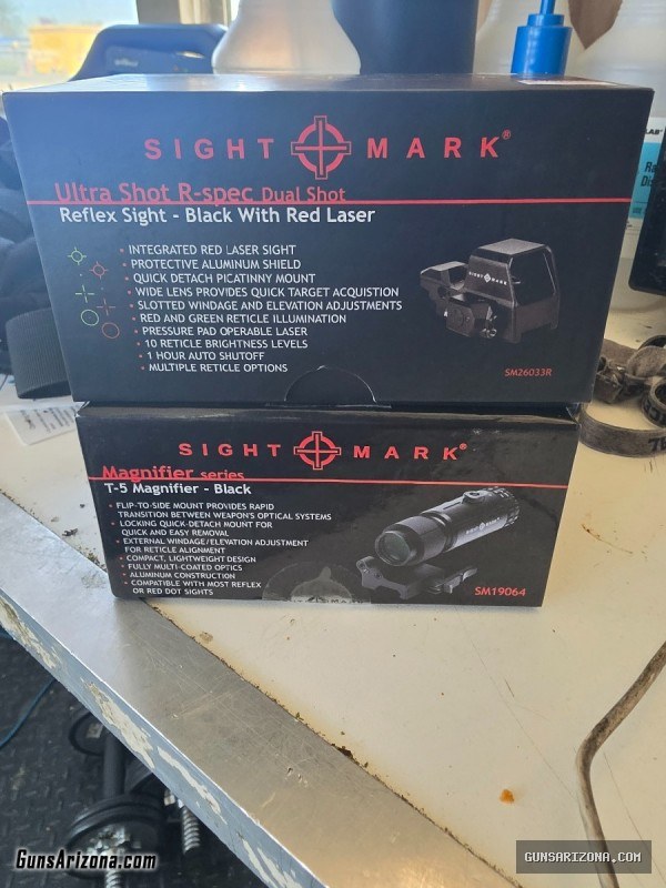 Reflex sight with 5x scope
