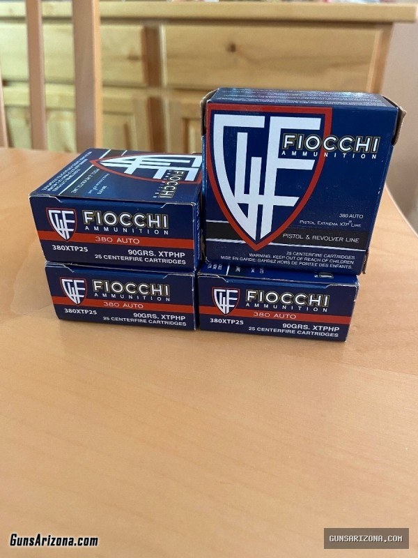 380 ACP Fiocchi Extrema XTP 90gr