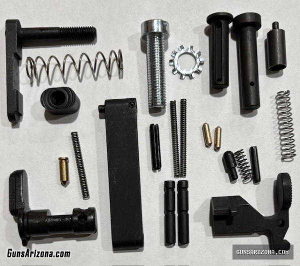AFMC AR15/M16/M4 LOWER RECEIVER PARTS KIT / LESS FIRE CONTROL AND GRIP / 24 PCS / NEW