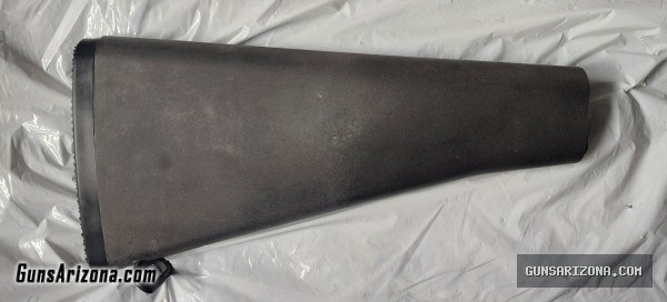 AR-15 A2 stock with fitted lead weight