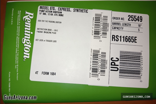 Remington 870 Express 12 Gauge