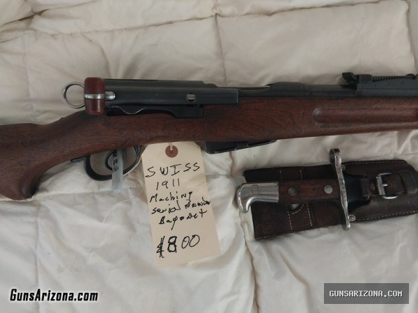 Swiss 1911 all matching serial numbers incl bayonet