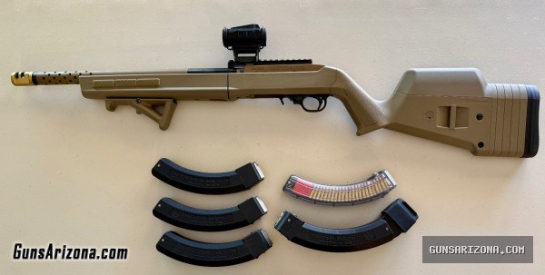 FS: Ruger 10/22 Tactical Build w/ Magpul Hunter Stock, Optic & 6 Mags (Incl. BX-25 Double Stack)