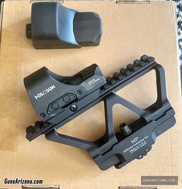 AK optic mount and Holosun Red Dot