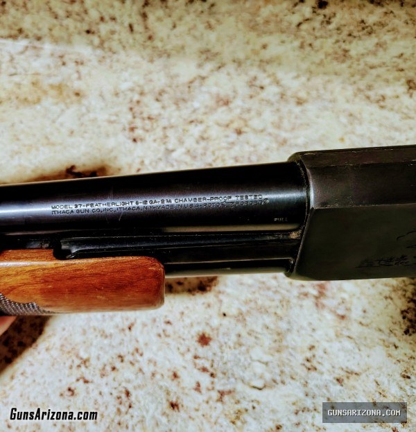 Ithaca model 37 1961 Featherlight 12 gauge shot gun