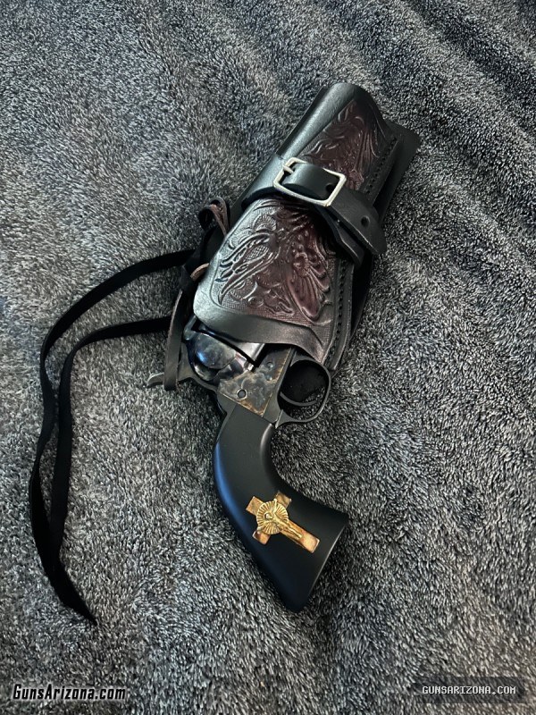 Cimarron Holy Smoker Color Case Hardened .45 Colt 4.75"