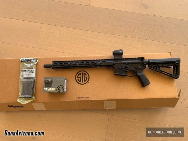Sig Sauer M400 Tactical Ambi lower like new Sig Romeo 5 red dot ***M400 AMBI***