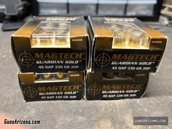 Magtech Guardian Gold 45 GAP 230 gr. 4 boxes