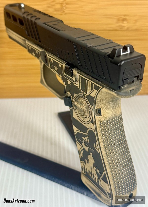 Glock 17 Gen 5 Custom War on Terrorism Ported Opptic Ready Pistol