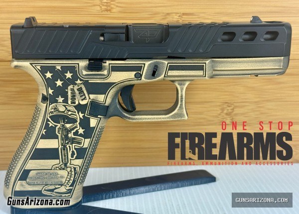 Glock 17 Gen 5 Custom War on Terrorism Ported Opptic Ready Pistol
