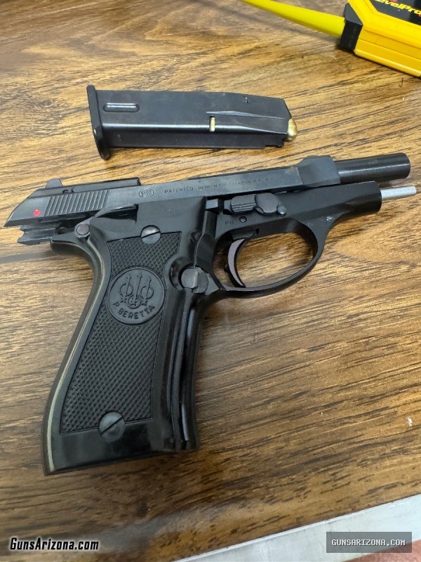Beretta model 84B. 9 mm short.
