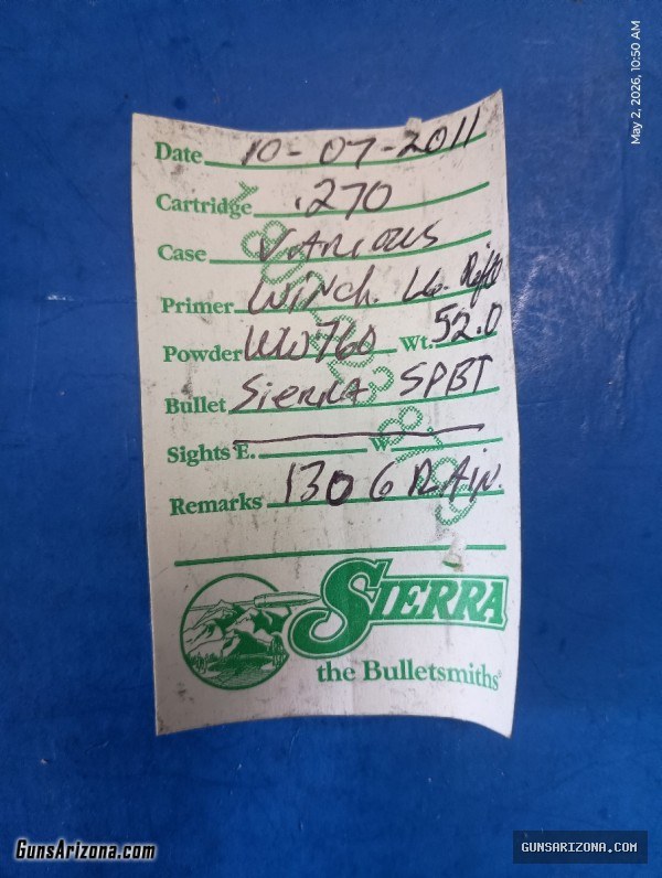 270 Ammo, 50 Rounds