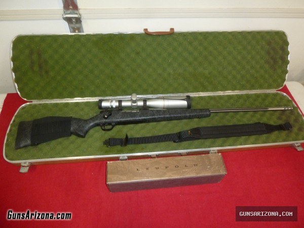 WEATHERBY MK V ACCUMARK 30-378 W/ LEUPOLD LONG RANGE TACTICAL SCOPE