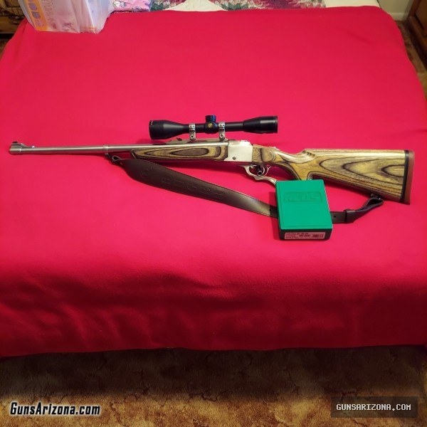 Ruger #1 .405 Winchester stainless/laminate