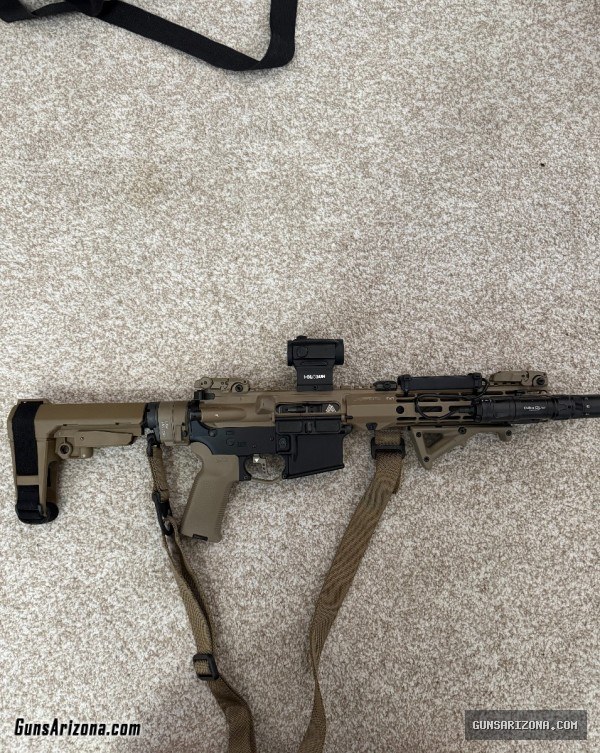 Custom 10.3" Aero Precision AR15 Pistol 5.56